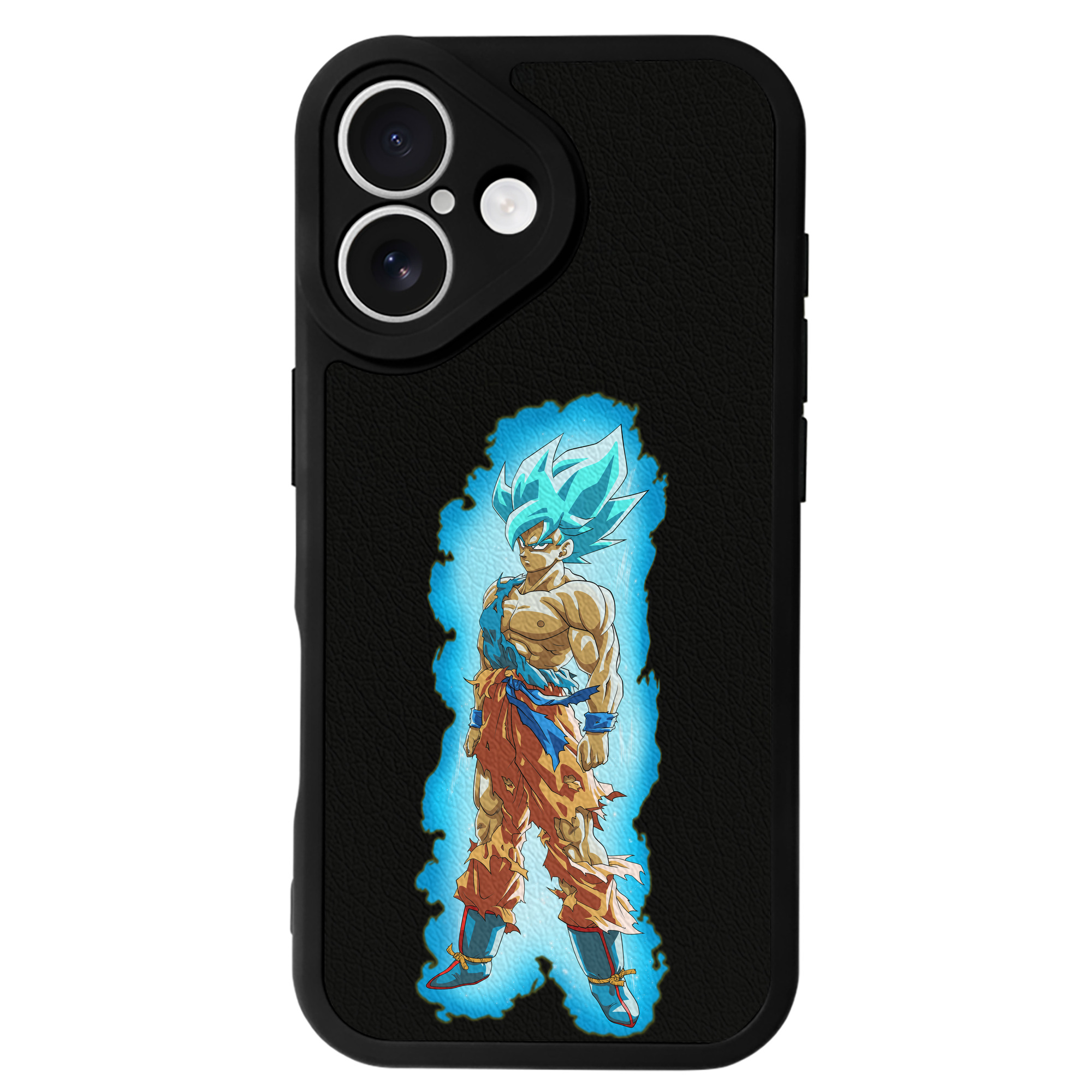 （画像用） ドラゴンボール 孫悟空（そん ごくう）Son Goku カカロット DRAGON BALL Kakarotto 【iPhone 16シリーズ対応】シリコンスマホケース（レザー調） 材質：シリコン